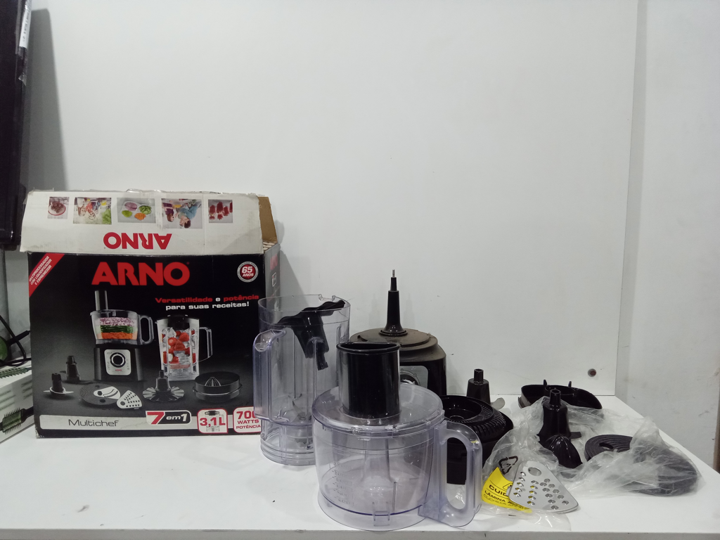 Multiprocesador 3 Velocidades Marca Arno Modelo Multichef Usado En Buen Estado Acc LicuadoraProcesador5 Cuchillas Exprimidora