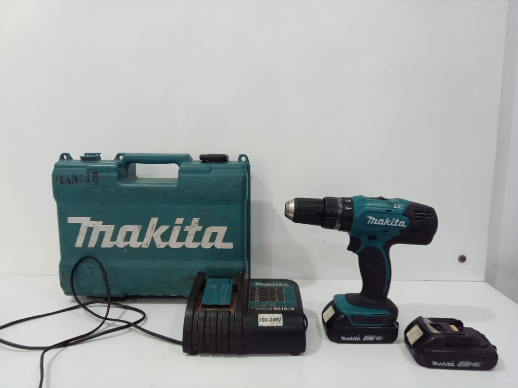 Taladro Marca Makita Modelo Dhp453 Acc 2 Baterias1 Cargador