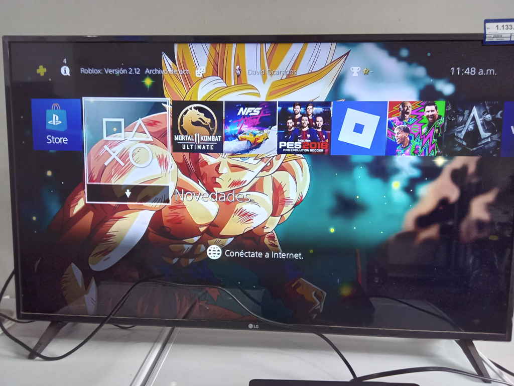 Foto 2 de Juego Electronico Ps4 Marca Sony Modelo Cuh2215b Disco Duro 1.000 Gb Con Control Sin Caja Usado En Buen Estado Acc Cable Hdmi Cable Corriente