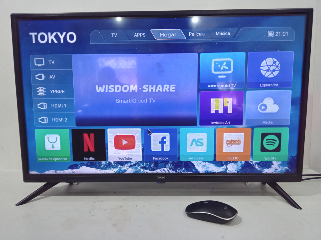 Televisor Led Smart De 32 '' Marca Tokyo Modelo Tvtoksf32sm-N Con Control Usado En Buen Estado Acc PatitasCable Corriente