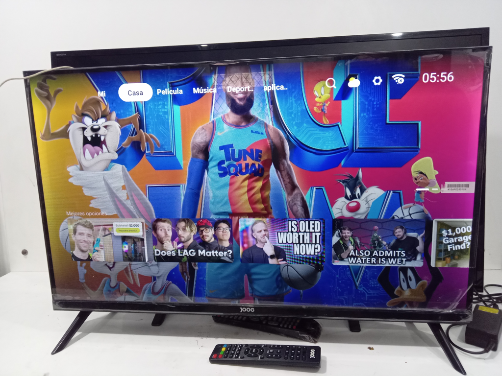 Televisor Led Smart De 32 '' Marca Joog Modelo A3200jtv Con Control Usado En Buen Estado Acc PatitasCable Corriente