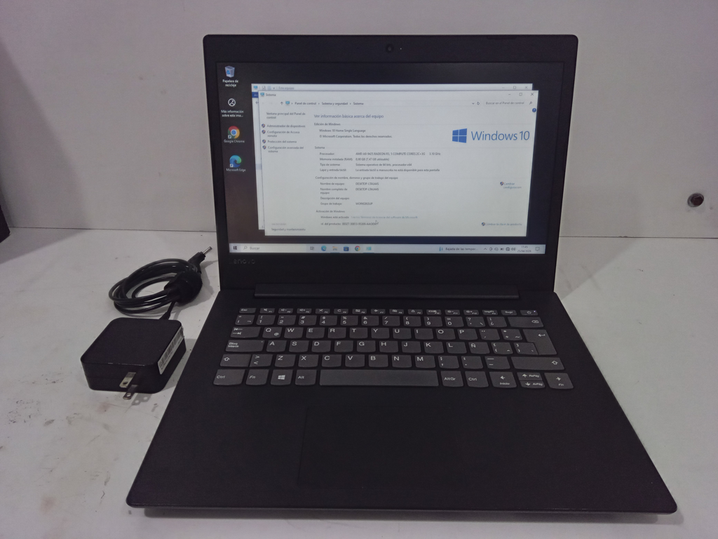 Notebook Marca Llenovo Modelo V15-14ast Procesador Amd A9 Memoria Ram 4 Gb Disco Duro 235 Gb Generacion No Tiene Acc No Tiene