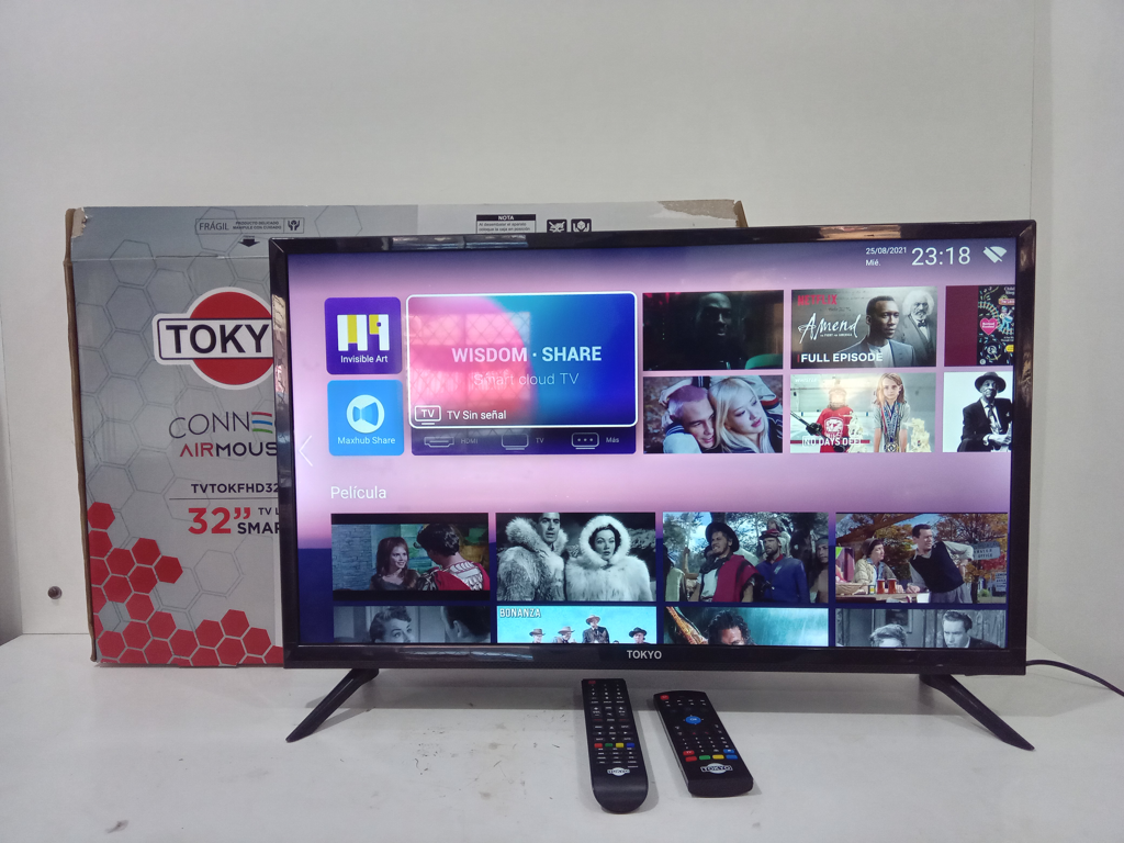 Televisor Led Smart De 32 '' Marca Tokyo Modelo Tvtokfhd32s Con Control Usado En Buen Estado Acc PatitasCable Corriente