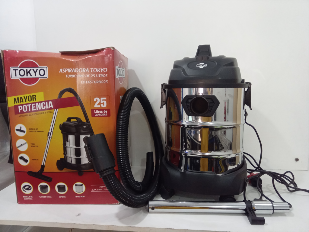 Aspiradora Marca Tokyo Modelo Edtasturbo25 Usado En Buen Estado Acc Tuvo CorrugadoPico