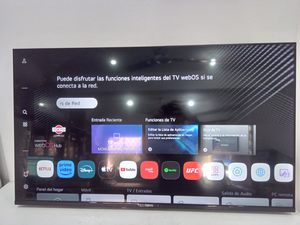 Televisor Led Smart De 50 '' Marca Tokyo Modelo Tvtokkuf50wb Con Control Usado En Buen Estado Acc No Tiene