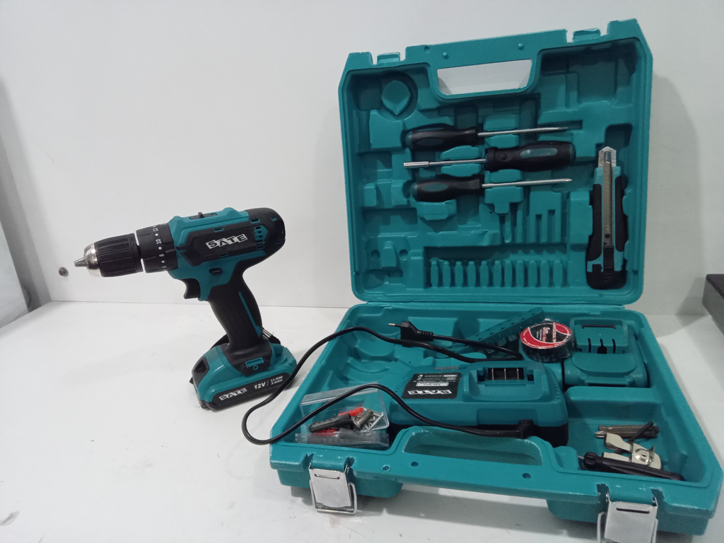 Taladro Marca Sate. Modelo No Visible Acc 1 Cargador1 Bateria
