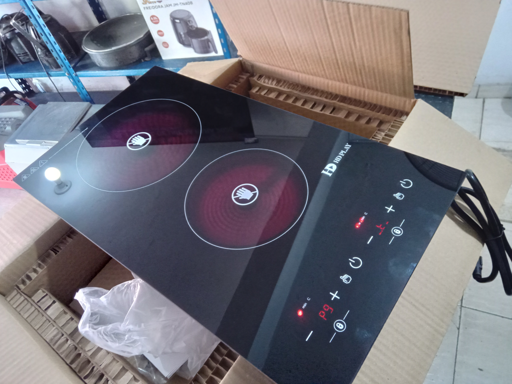 Cocina Electrica Tipo Convencional Marca Hd Play Modelo Hm-Avtr2h Nuevo Sin Uso Acc Caja Manual