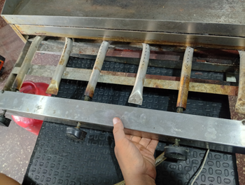 Plancha Hamburguesera Marca No Se Ve Modelo No Se Ve Usado En Buen Estado Acc Manguera De Gas