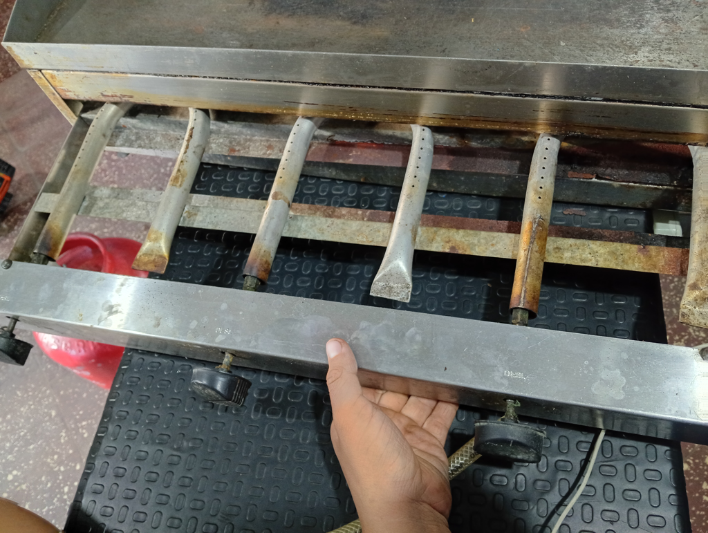 Plancha Hamburguesera Marca No Se Ve Modelo No Se Ve Usado En Buen Estado Acc Manguera De Gas