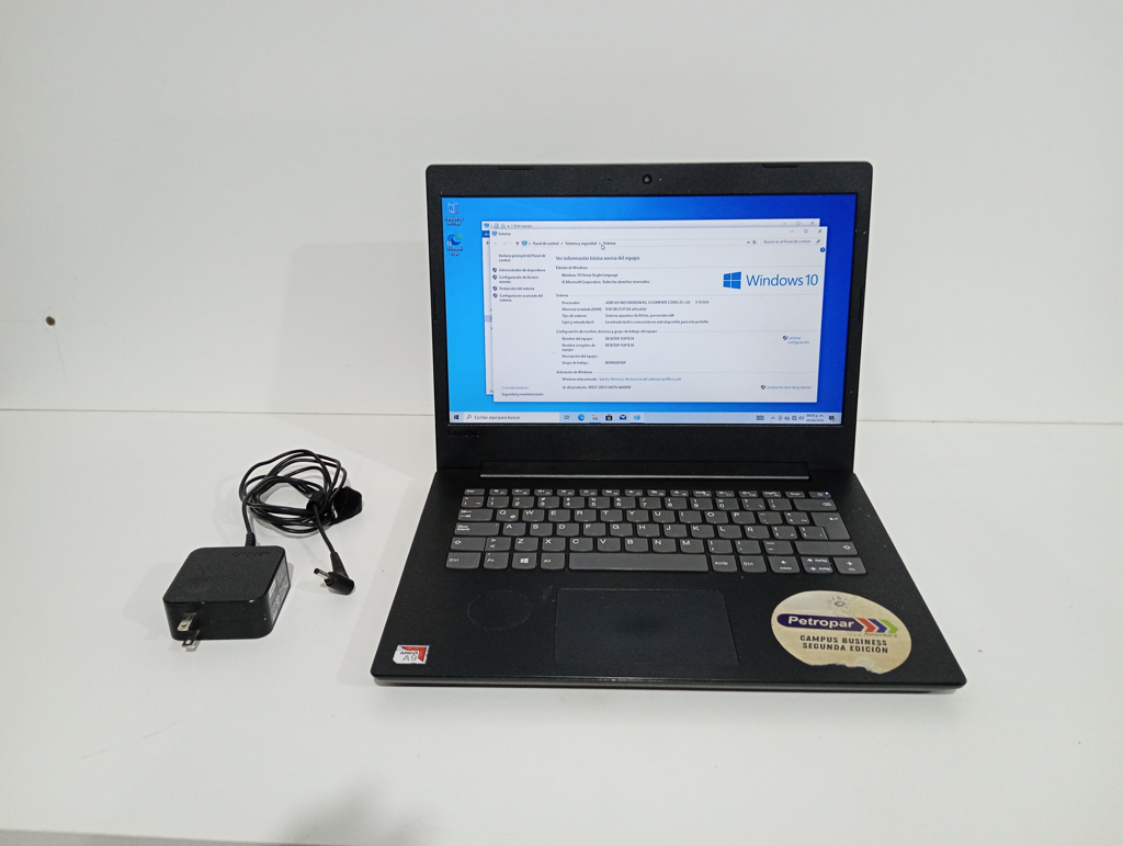 Notebook Marca Llenovo Modelo V145-14ast Procesador Amd A9 Memoria Ram 4 Gb Disco Duro 465 Gb Generacion 9 Acc Pantalla De 14