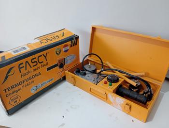 Termofusora Marca Fascy Modelo Fa6318 Usado En Buen Estado Acc Maletin AmarilloCopas
