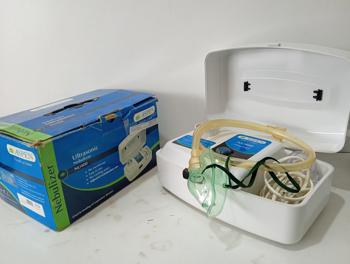 Nebulizador Marca Aspen Modelo Nu400 Usado En Buen Estado Acc MangueraMascarilla