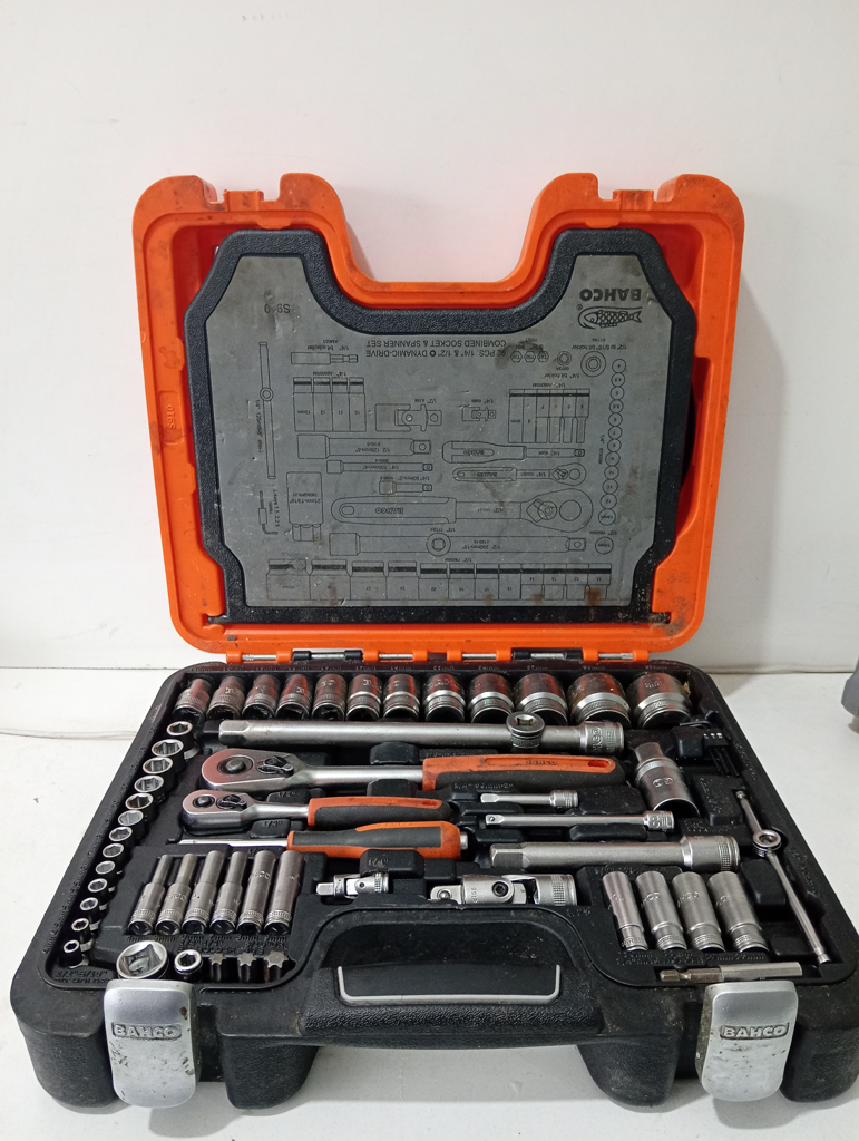 Caja De Herramientas Marca Bahco Original Modelo S910 Usado En Buen Estado Acc 92 Piezas