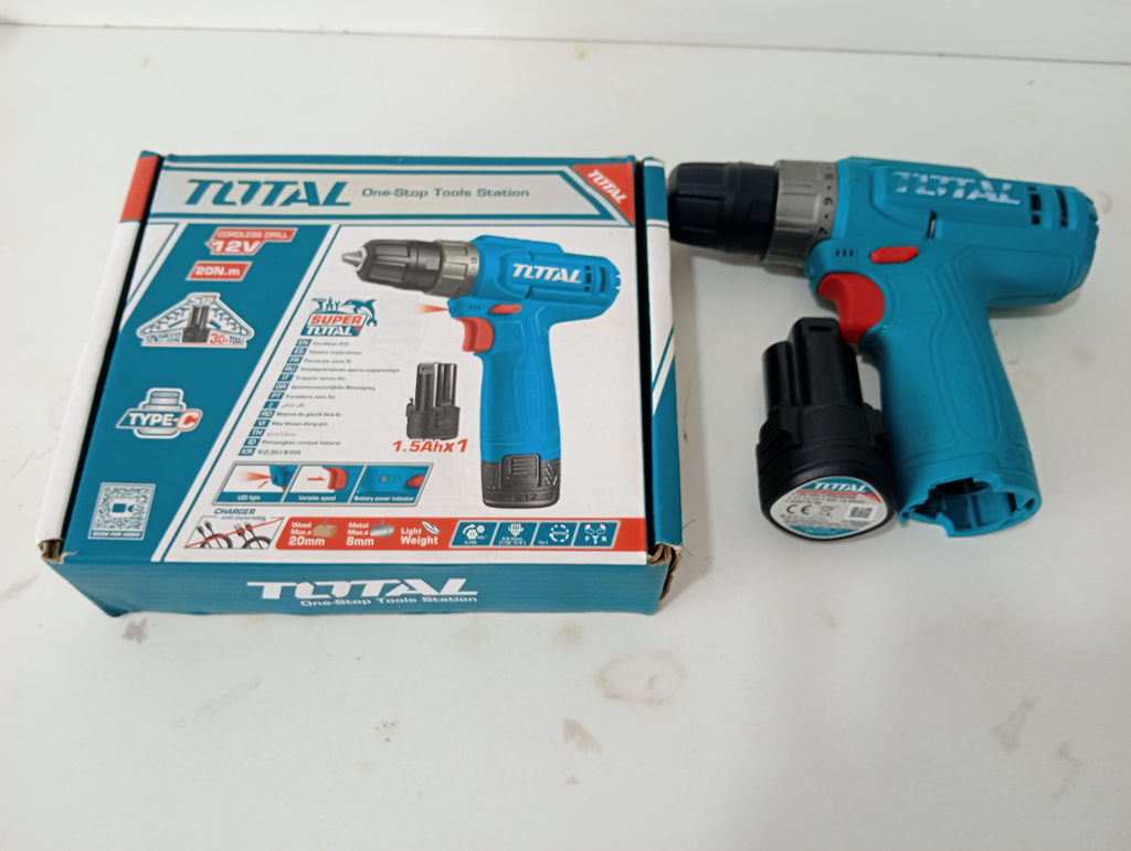 Destornillador Electrico Marca Total Modelo Tdl12456 Usado En Buen Estado Acc Una Bateria