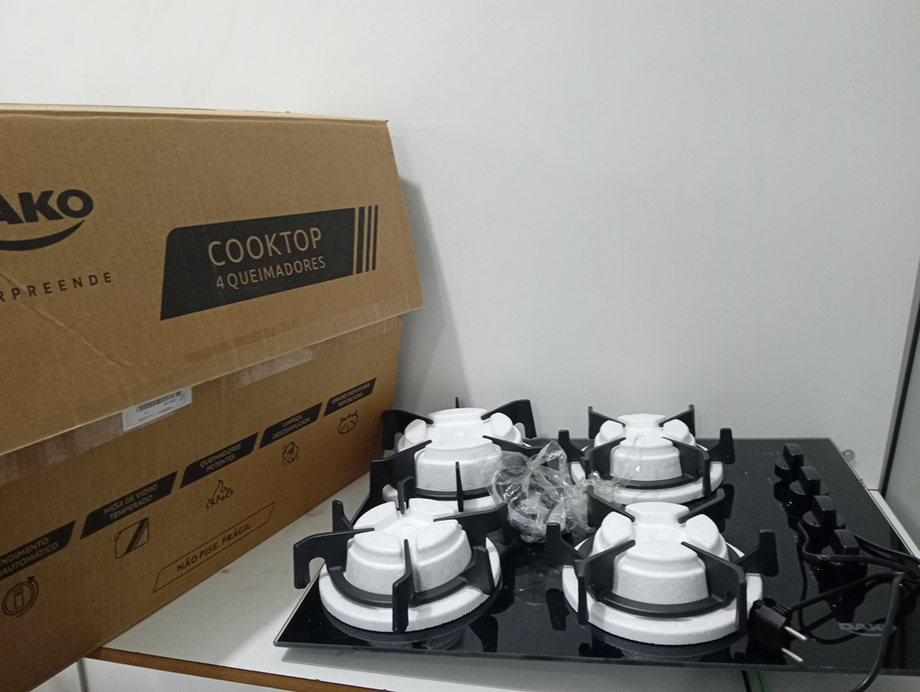 Cocina A Gas Marca Dako 4 Hornallas Tipo Anafe Modelo Cooktop Gas 4 Q Pto Britam Exp Nuevo Sin Uso Acc 4 Hornallas