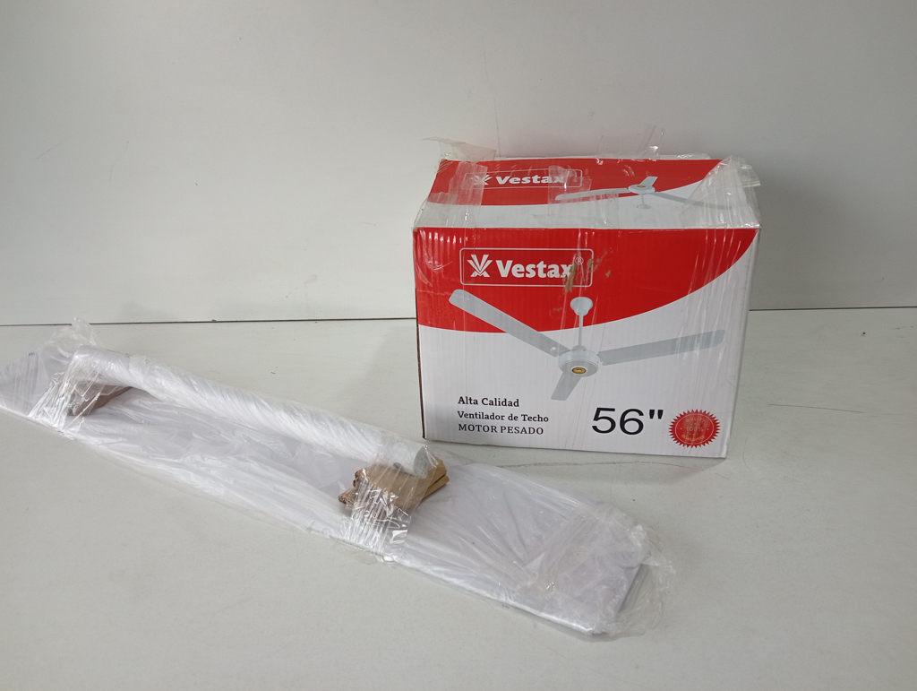 Ventilador 4 Velocidades Marca Vestax De Techo Modelo No Tiene Nuevo Sin Uso Acc AletasLlaveEn Caja