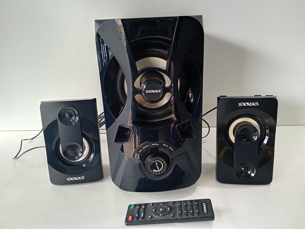 Radio Marca Sate Modelo As-908 Con Control Sin Caja Usado En Buen Estado Acc 2 Parlante