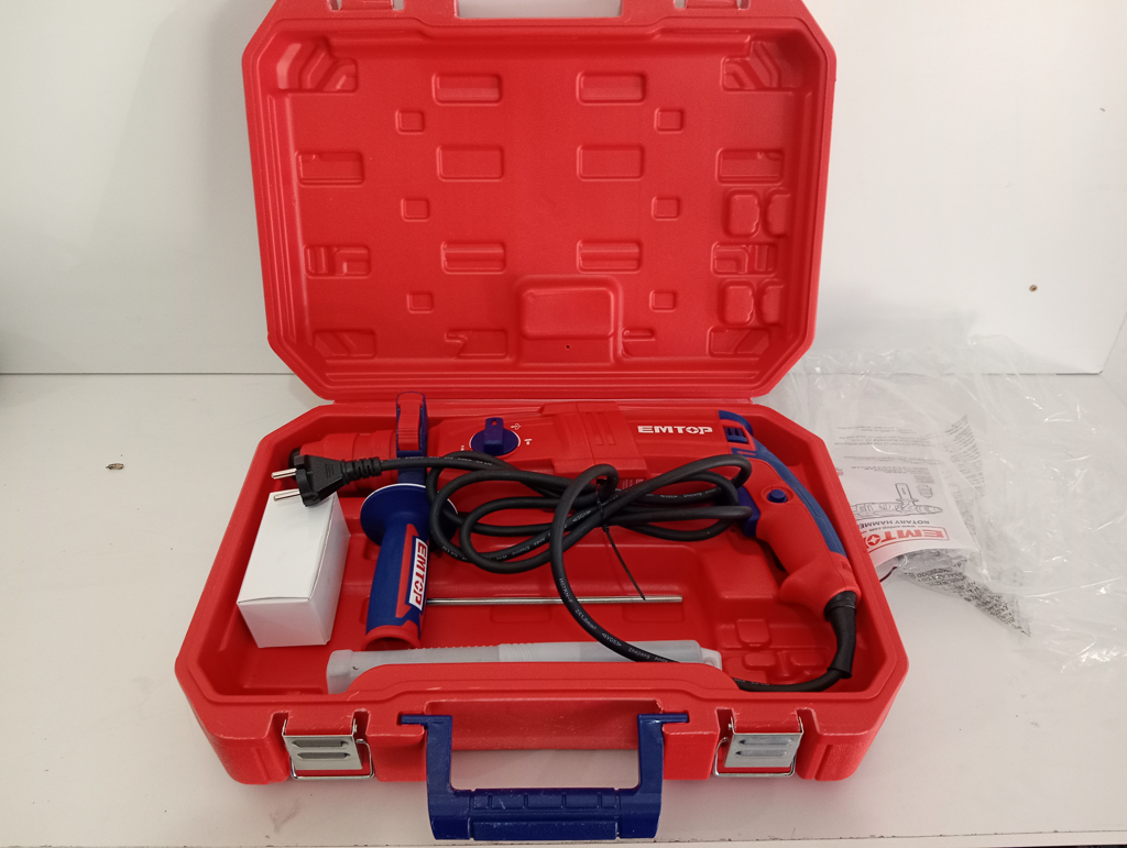 Taladro Marca Emptop Modelo Rotary Hammer Usado En Buen Estado Acc Mechas VariasUn Acc De Punta Para Cambio