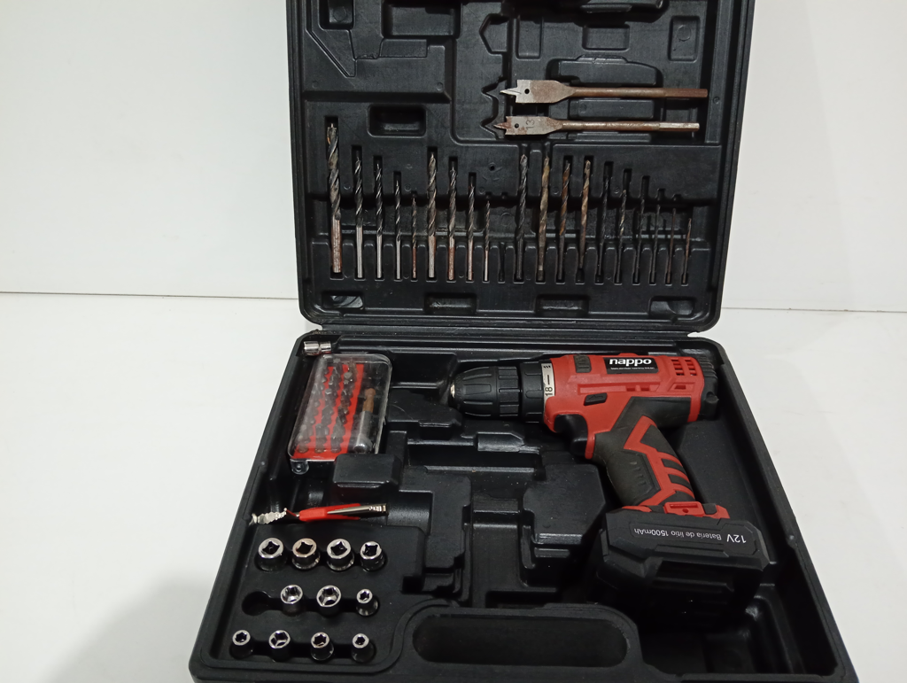 Taladro Marca Nappo Modelo Nhk-041 Nro Usado En Buen Estado Acc Kit CompletoMaletinCon 1 Bateria