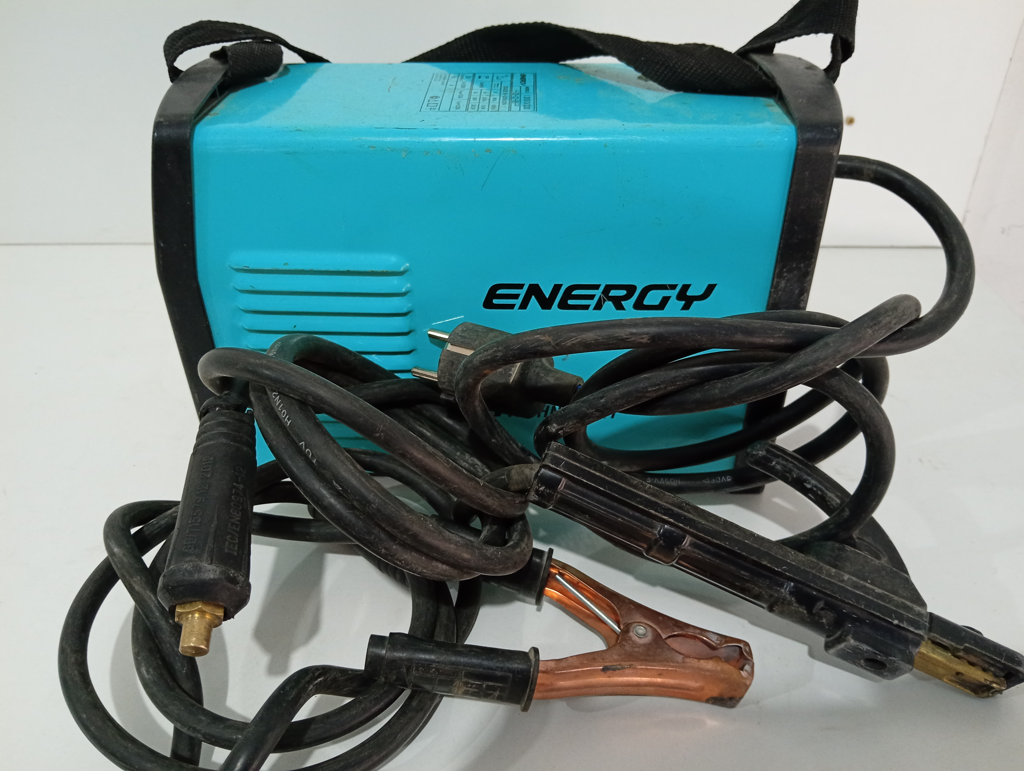 Soldador Marca Energy Modelo 1200/3/220 Nro Usado En Buen Estado Acc Par De Pinzas Cinta Colgante