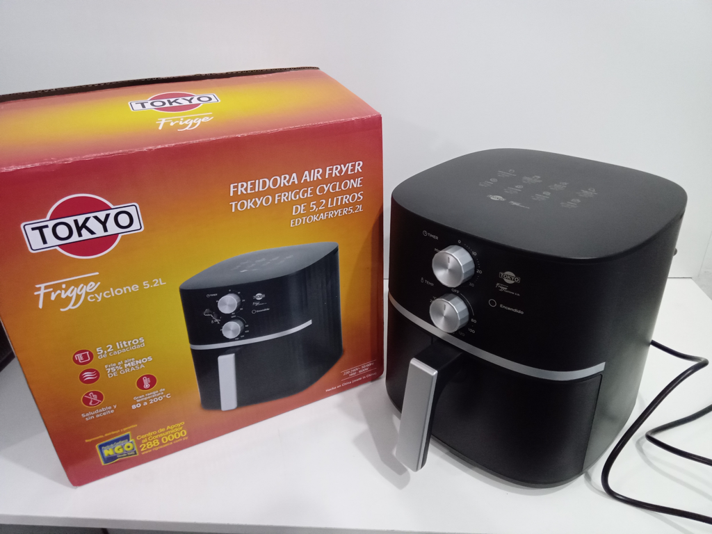 Fritadora Marca Tokyo Modelo Edtokafryer5.2l Nuevo Sin Uso Acc Con ManualEn Caja
