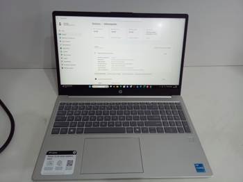 Notebook Marca Hp Modelo 15-Fd0133wm Procesador I3 Memoria Ram 8 Gb Disco Duro 238 Gb Generacion 13 Acc Teclado NumericoDesbloqueo Con Huella Digital