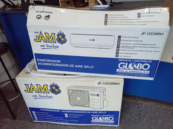 Aire Acondicionado Tipo Split Marca Jam Potencia Btu 12.000 Con Kit Instalacion Con Control Modelo Jf12chrn1 Nuevo Sin Uso Con Caja Acc No Tiene