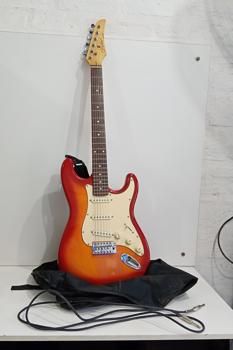Guitarra Marca Condor Modelo Guitars Usado En Buen Estado Acc Funda Color Negro