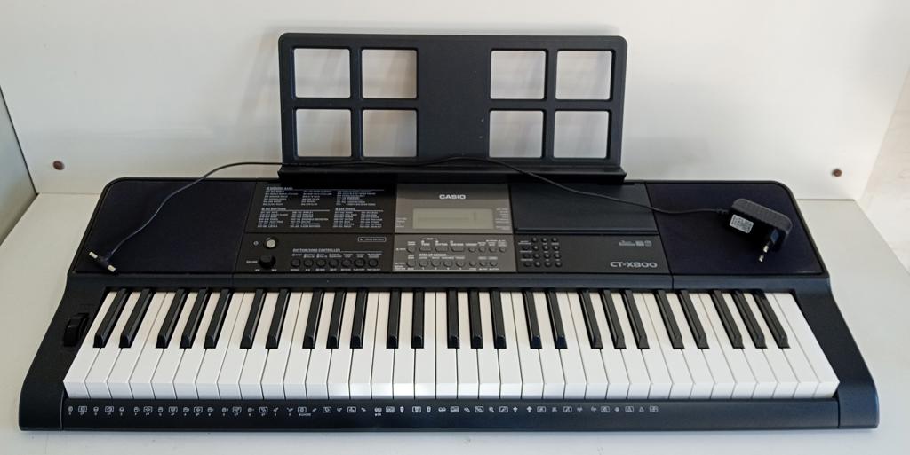 Organo Musical Marca Casio Modelo Ct-X800 Usado En Buen Estado Acc Porta Partitura