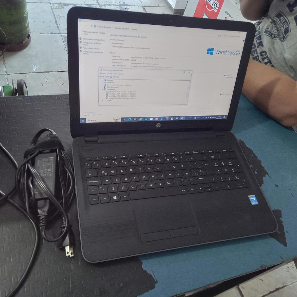 Notebook Marca Hp Modelo Hp 250 G5 Procesador Intelcore I3-5005 U 2.00 Ghz Memoria Ram 4 Gb Disco Duro 1.000 Gb Generacion 5 Acc Con Teclado Numerico Con Entrada Hdmi Usb Wifi