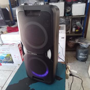 Parlante Portatil Marca Aiwa Modelo Awpok6l Usado En Buen Estado Con Con Cable Power Acc: De Doble Parlante Con Bluetooh Con Antena Con Radio Con Usb Aux