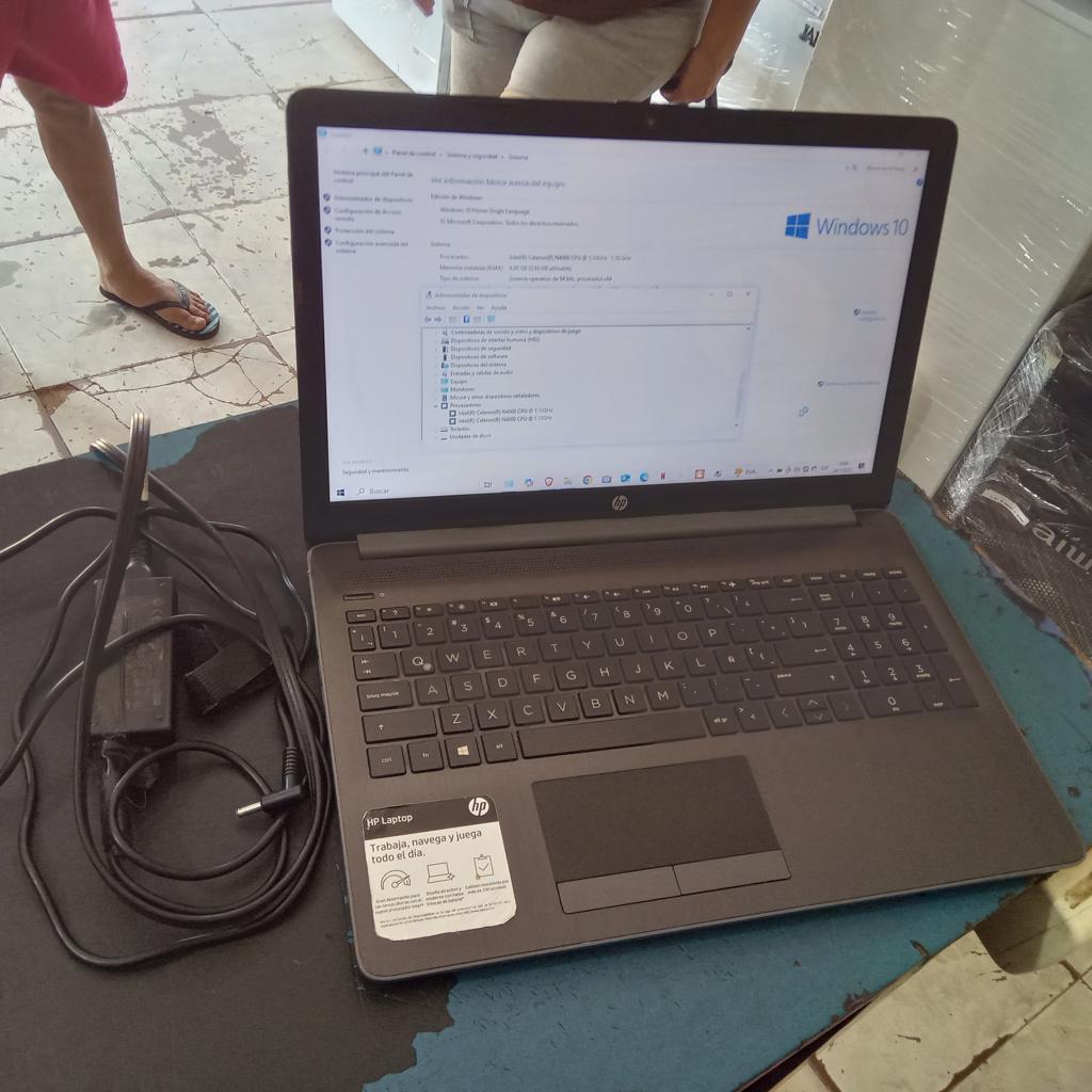 Notebook Marca Hp Modelo 15-Da0001la Procesador Intelceleron N4000 1.10 Ghz Memoria Ram 4 Gb Disco Duro 500 Gb Generacion 4 Acc Acc Con Teclado Numerico Con Hdmi Usb