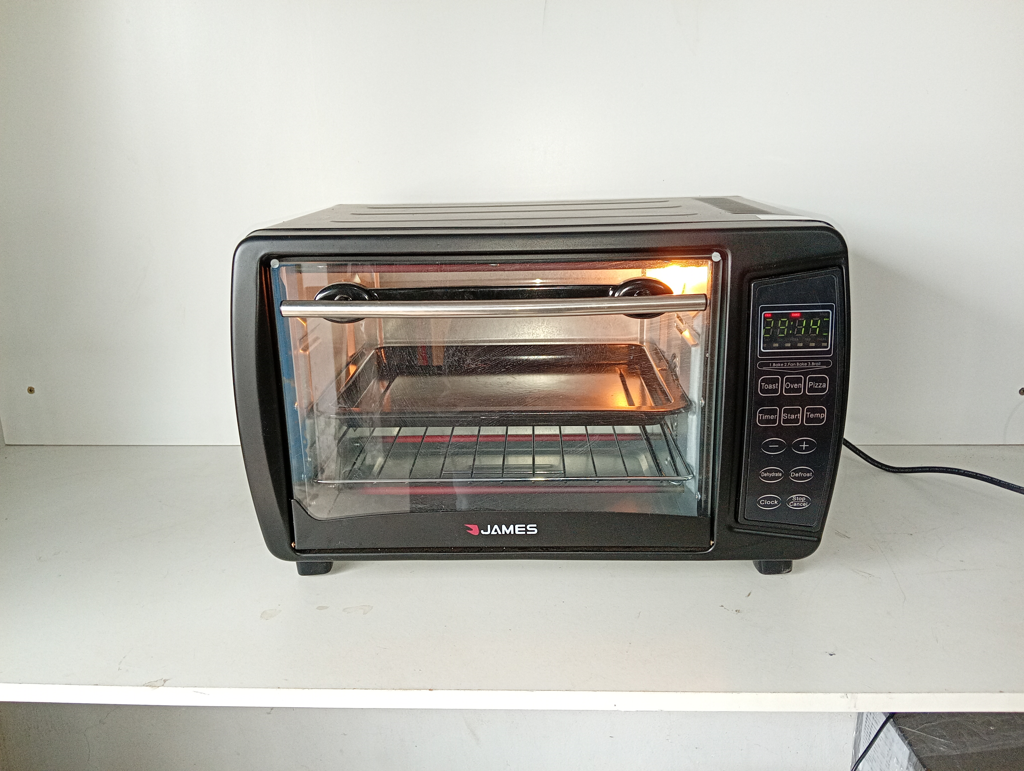 Horno Marca James Litros 23 Modelo Hj23dk Usado En Buen Estado Acc Parrilla Y Bandeja