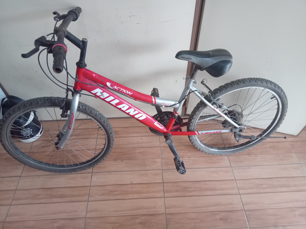 Bicicleta Marca Milano Modelo Action Usado Con Desgaste Acc Patita