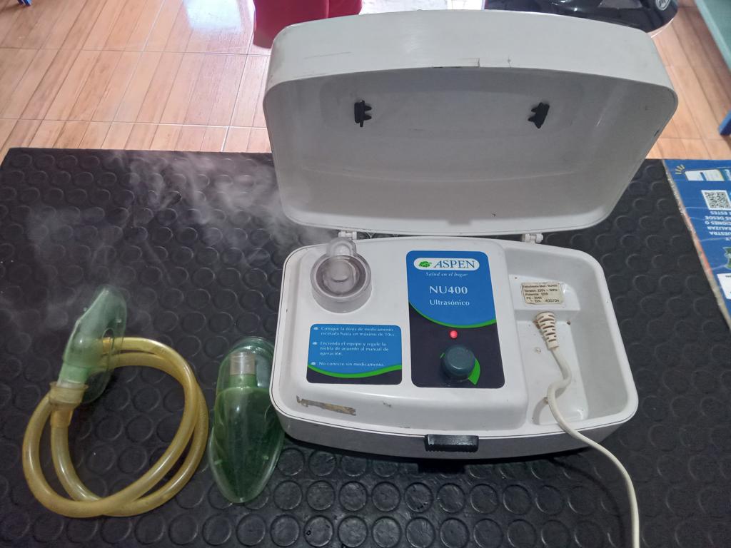 Nebulizador Marca Aspen Modelo Nu400 Usado Con Desgaste Acc Mangueera2 Picos