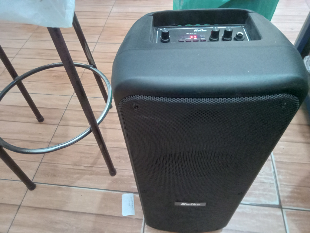 Speaker Potencia Watts No Tiene Marca Kolke Con Control Modelo Kpb-702 Usado En Buen Estado Con Caja Acc Microfono Cable Cargador