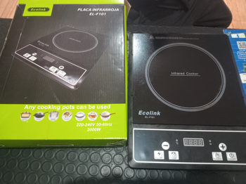 Cocina Electrica Tipo Vitroceramica Marca Ecolink Modelo El-F101 Usado En Buen Estado Acc No Tiene