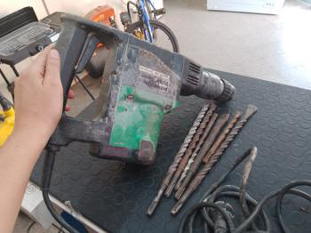 Taladro Marca Hitachi Modelo Dh30pc Usado En Buen Estado Acc C/Mechas