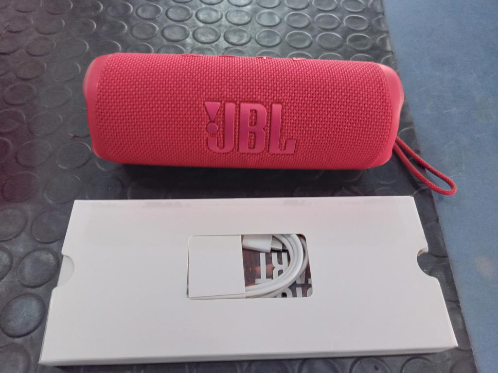 Speaker Potencia Watts 20 Marca Jbl Sin Control Modelo Flip 6 Usado En Buen Estado Con Caja Acc Cable Usb