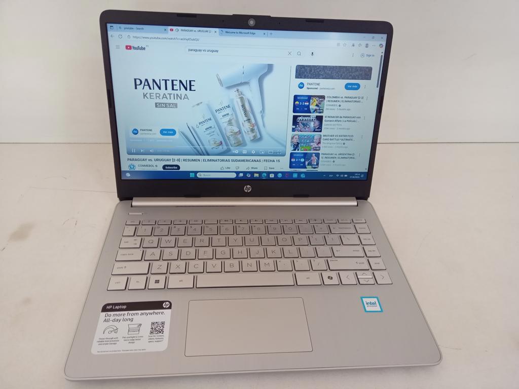 Notebook Marca Hp. Modelo 14-Dq6011dx Procesador N150 Memoria Ram 120 Gb Disco Duro 4 Gb Generacion No Tiene Acc No Tiene