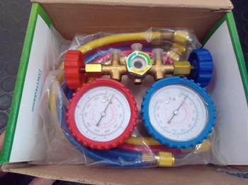Manometro Para Refrigeracion Marca Testing Manifold. Modelo Ct-536-G Usado En Buen Estado Acc No Tiene