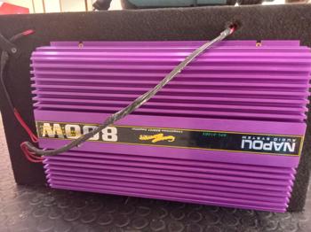 Amplificador De Sonido P/ Automovil Marca Napoli Modelo Npl-610gx Usado En Buen Estado Acc No Tiene