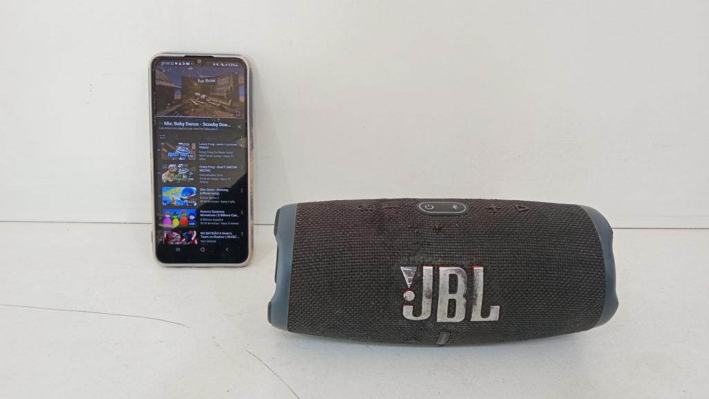 Speaker Potencia Watts 40 Marca Jbl Sin Control Modelo Charge 5 Nro Usado Con Desgaste Sin Caja Acc No Tiene