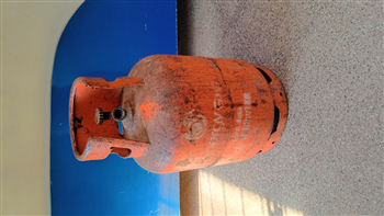 Garrafa Cap 10 Kg. Marca Energy Gas Usado Con Desgaste Color Naranja Acc No Tiene