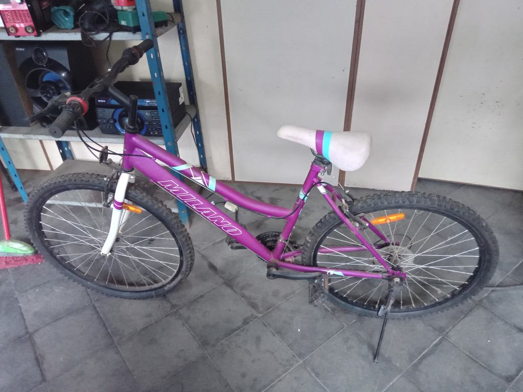 Bicicleta Marca Milano Aro 26 Modelo No Tiene Usado En Buen Estado Acc Par De FrenoPar De Cambios