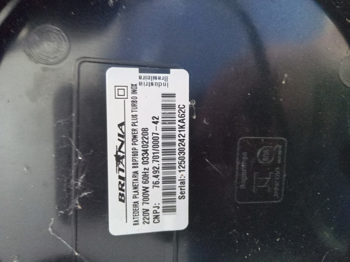 Foto 2 de Batidora Marca Britania Modelo Bbp760p Usado En Buen Estado Acc 4 BatidoresCaja
