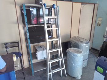 Escalera Marca No Tiene Altura 3 M Cap 150 Kg. Usado En Buen Estado Acc Peldaños 6x2