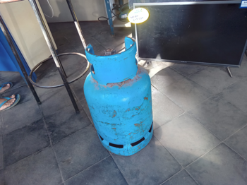 Garrafa Cap 10 Kg. Marca No Tiene Usado En Buen Estado Color Azul Acc No Tiene