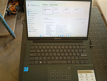Notebook Marca Asus Modelo Vivobook Go14/15 Procesador I3 Memoria Ram 8 Gb Disco Duro 256 Gb Generacion No Tiene Acc I3 N305Memoria SsdW11