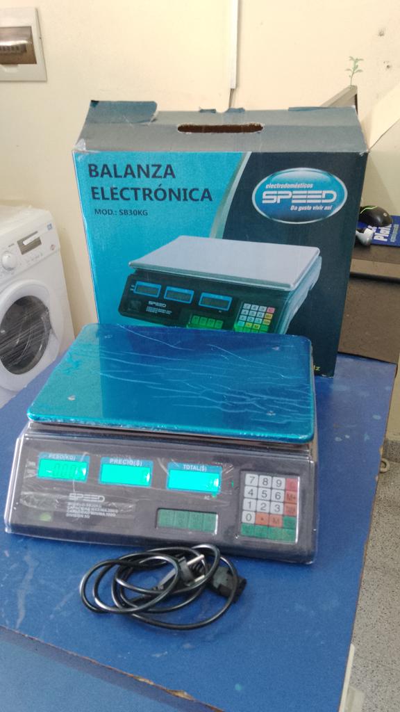 Balanza Marca Speed Modelo Sb30kg Usado En Buen Estado Acc 30kgCable Power